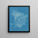 Keramisch schilderij rood - Anna Atkins — ingelijst kunstwerk aan de muur
