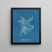 Chylocladia califormis - Anna Atkins — ingelijst kunstwerk aan de muur