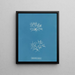Chylocladia reflexa - Anna Atkins — ingelijst kunstwerk aan de muur