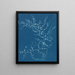 Cystoseira fibrosa - Anna Atkins — ingelijst kunstwerk aan de muur