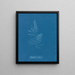 Dichloria viridis - Anna Atkins — ingelijst kunstwerk aan de muur