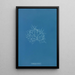 Grateloupia filicina - Anna Atkins — ingelijst kunstwerk aan de muur