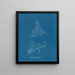 Laurencia dasyphylla - Anna Atkins — ingelijst kunstwerk aan de muur