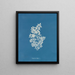Sargasses vulgaires - Anna Atkins — ingelijst kunstwerk aan de muur