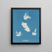 Haven van Vaucheria - Anna Atkins — ingelijst kunstwerk aan de muur