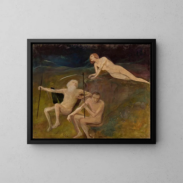 Harvesters - Anna Berent — framed artwork on a wall