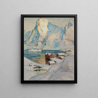 Anna Boberg - An Arctic Spring Day Study from North Norway.webp