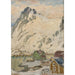 Reproductie van het schilderij Aan de voet van de berg, studie van Lofoten - Anna Boberg