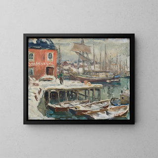 Anna Boberg - Jetty Lofoten Study from North Norway.webp