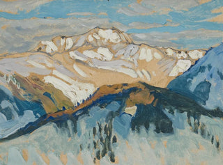 Anna Boberg - Mountains Study from Switzerland.webp