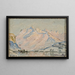 De zon op de Lofoten Studie - Anna Boberg — ingelijst kunstwerk aan de muur