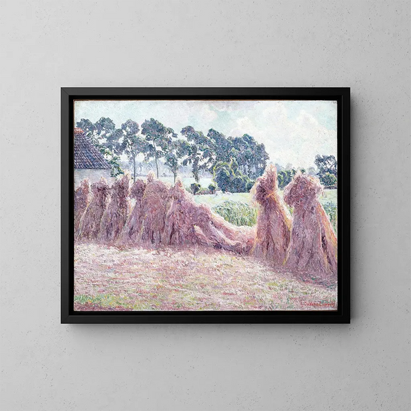 Summer Morning Painting - Anna De Weert — framed artwork on a wall