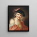 Zelfportret - Anna Dorothea Lisiewska — ingelijst kunstwerk aan de muur