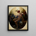 Portret van Mlle Lange als Danaë - Anne-Louis Girodet-Trioson — ingelijst kunstwerk aan de muur