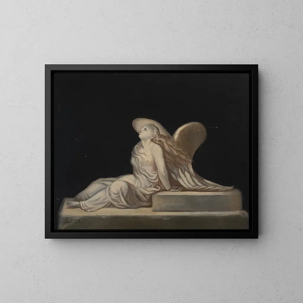 Engel zonder titel - Annie Cauley — ingelijst kunstwerk aan de muur