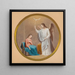 Aankondiging - Josef Arnold de Oudste — ingelijst kunstwerk aan de muur