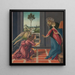 Annunciatie - Sandro Botticelli — ingelijst kunstwerk aan de muur