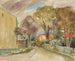 Rue d'automne - Anny Dollschein — weergave van het kunstwerk