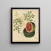 Chinese aquarellijstabel met fruit Pl15 - Anoniem — ingelijst kunstwerk aan de muur