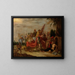Alexandre en Diogène - Anoniem — ingelijst kunstwerk aan de muur