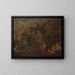 Allegorie van de val van Polen - Anoniem — ingelijst kunstwerk aan de muur