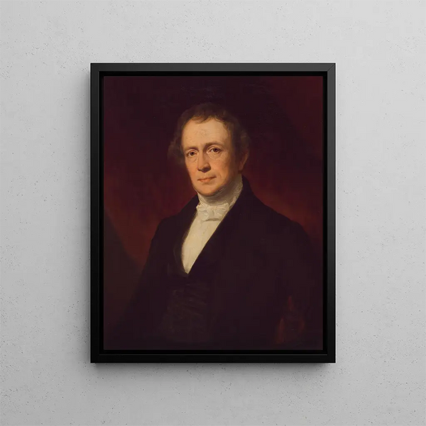 L'Américain Edward Everett - Anoniem — ingelijst kunstwerk aan de muur