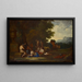 Bacchus scène - Anoniem — ingelijst kunstwerk aan de muur