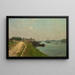 Rives de la Seine - Anoniem — ingelijst kunstwerk aan de muur
