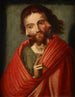 Het Christus met drie gezichten, De Heilige Drie-eenheid - Anoniem — weergave van het kunstwerk