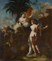 Diane en Actéon - Anoniem — weergave van het kunstwerk