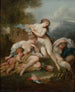Diane en de nimfen - Anoniem — weergave van het kunstwerk