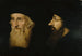 van het dubbele portret van John Wyclif en Johannes Oekolampad - Anoniem — weergave van het kunstwerk