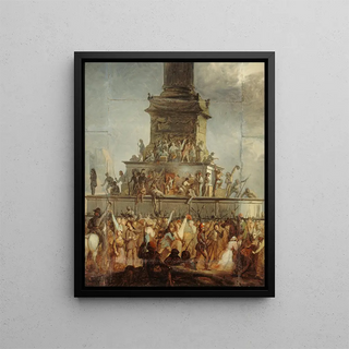 Anonymous - Embrasement du trne de LouisPhilippe place de la Bastille le 24 fvrier 1848.webp