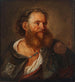 Een man met baard - Anoniem — weergave van het kunstwerk