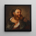 Een man met baard - Anoniem — ingelijst kunstwerk aan de muur