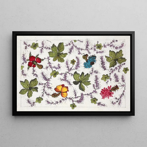 Anonymous - Floral design for printed textile Pl X.webp