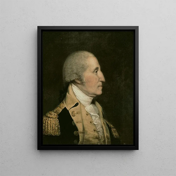 George Washington - Anoniem — ingelijst kunstwerk aan de muur