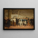 Guillaume Dupuytren 1777-1835, l'Hôtel-Dieu presenteert aan Charles X een oogoperatie - Anoniem — ingelijst kunstwerk aan de muur