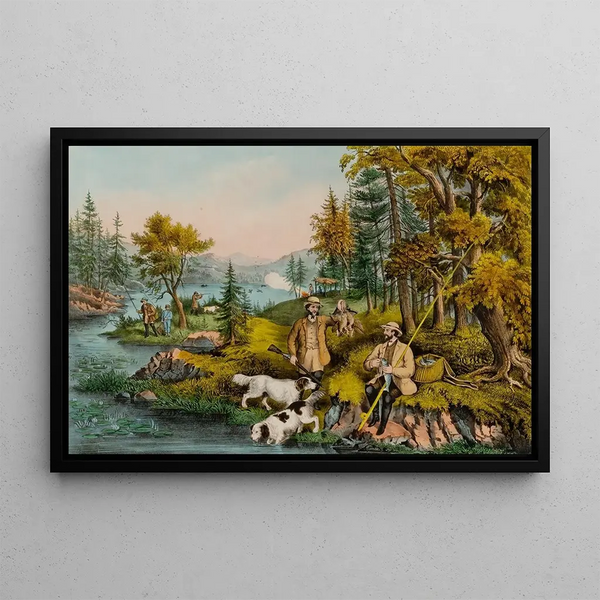 Anonymous - Hunting Fishing and Forest ScenesGood Luck All Around.webp