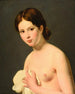 Jonge vrouw - Anoniem — weergave van het kunstwerk