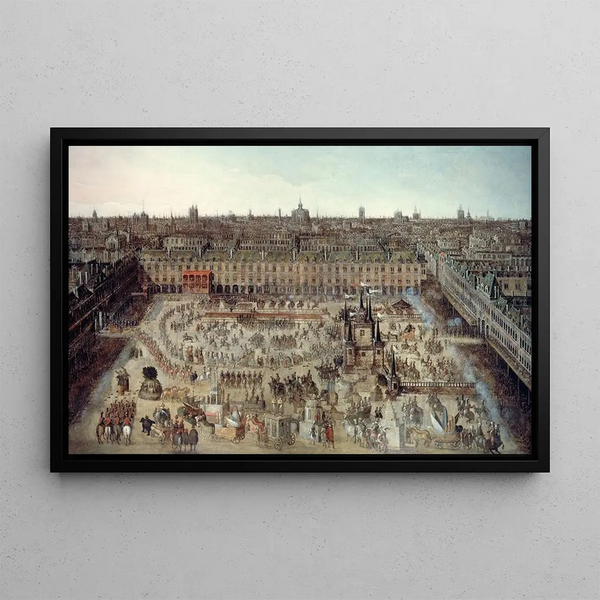 Anonymous - Le Roman des chevaliers de la gloire grand carrousel donn du 5 au 7 avril 1612 loccasion du mariage de Louis XIII avec Anne dAutriche place Royale.webp