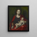 Maagd met Kind - Anoniem — ingelijst kunstwerk aan de muur