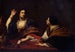 van Marthe die haar ijdele zus Marie-Madeleine berispt - Anoniem — weergave van het kunstwerk