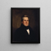 Millard Fillmore - Anoniem — ingelijst kunstwerk aan de muur