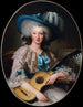 portret van Félicité-Louise de Frézals 1765-1854 née Esmangard de Beauval dames van eer van Marie-Antoinette - Anoniem — weergave van het kunstwerk