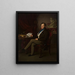 Portret van Władysław Branicki zittend met een brief in de hand - Anoniem — ingelijst kunstwerk aan de muur