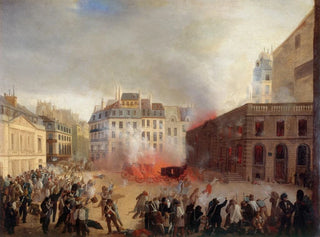 Anonymous - Prise du chteau deau place du PalaisRoyal le 24 fvrier 1848.webp