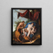 Venus in slaap met Cupido, bekeken door satyrs - Anoniem — ingelijst kunstwerk aan de muur