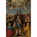 Reproductie van het schilderij Sint Anna met de Maagd Maria, het Kind Jezus en heiligen in aanbidding - Anoniem