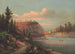 Zonsondergang op het Mahonk-meer, Ulster County - Anoniem — weergave van het kunstwerk